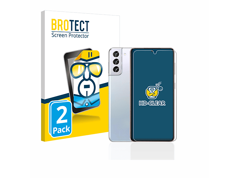 BROTECT Samsung Galaxy 2x Schutzfolie(für S21 5G) klare
