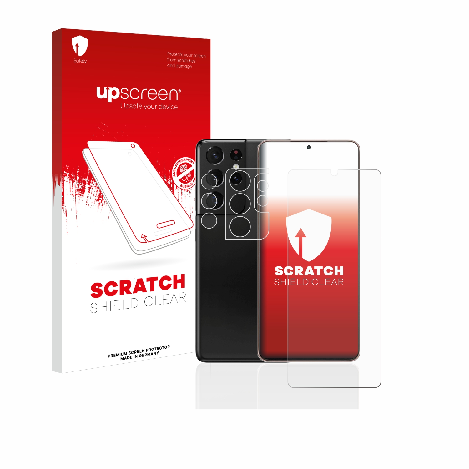 UPSCREEN Kratzschutz klare Schutzfolie(für Samsung Ultra Galaxy S21 5G)