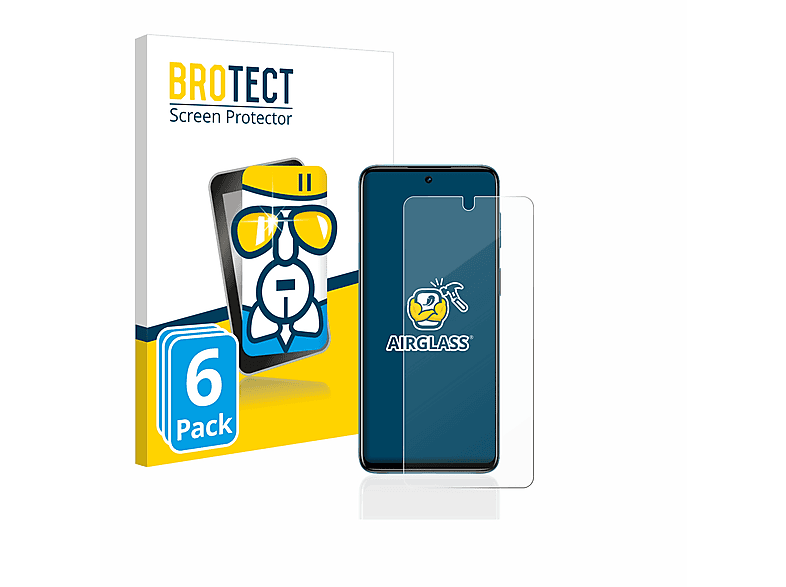 BROTECT 6x Airglass klare Schutzfolie(für Motorola Moto G42)