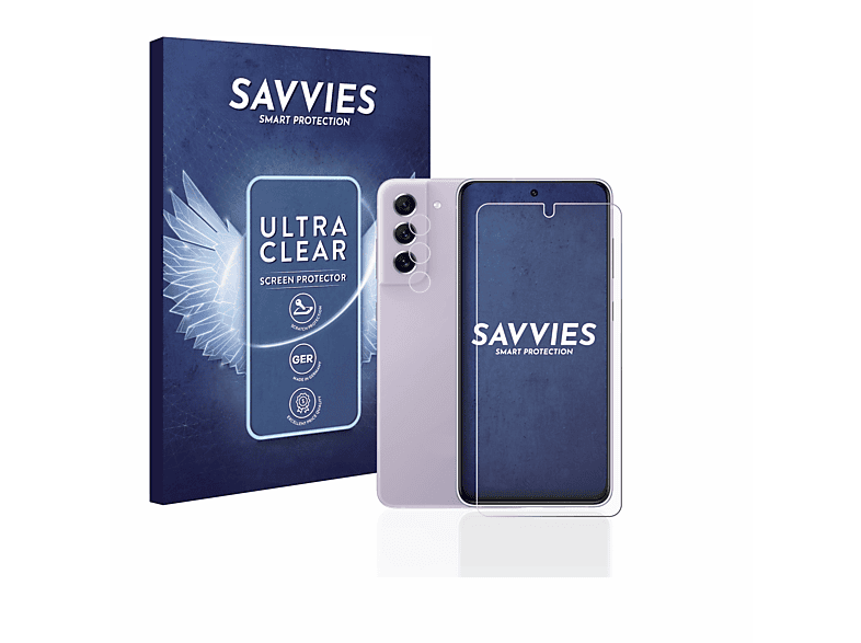 SAVVIES 18x klare FE S21 Schutzfolie(für Galaxy Samsung 5G)