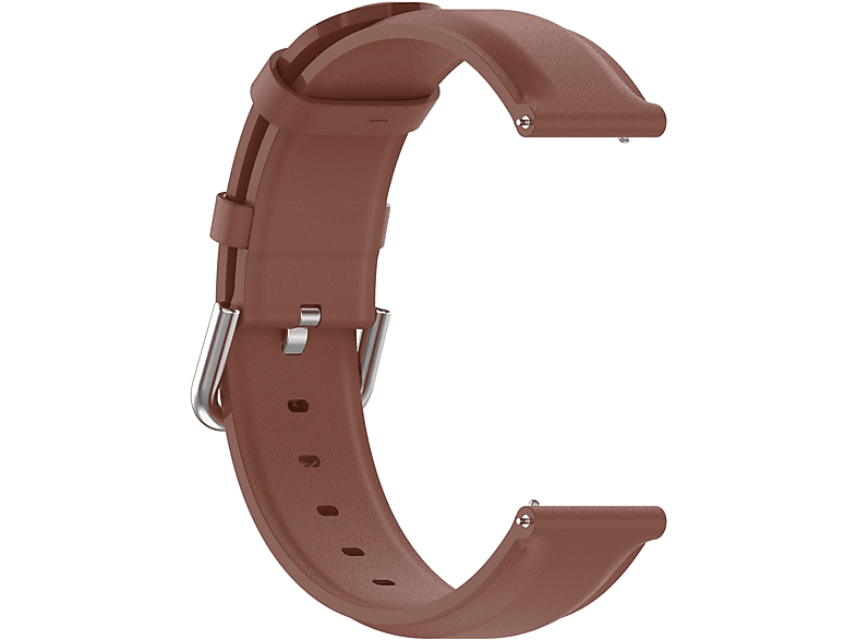INF Uhrenarmband aus echtem Leder, Ersatzarmband, Samsung, Galaxy Watch 3 45 mm/Gear S3 Classic/Frontier, Braun