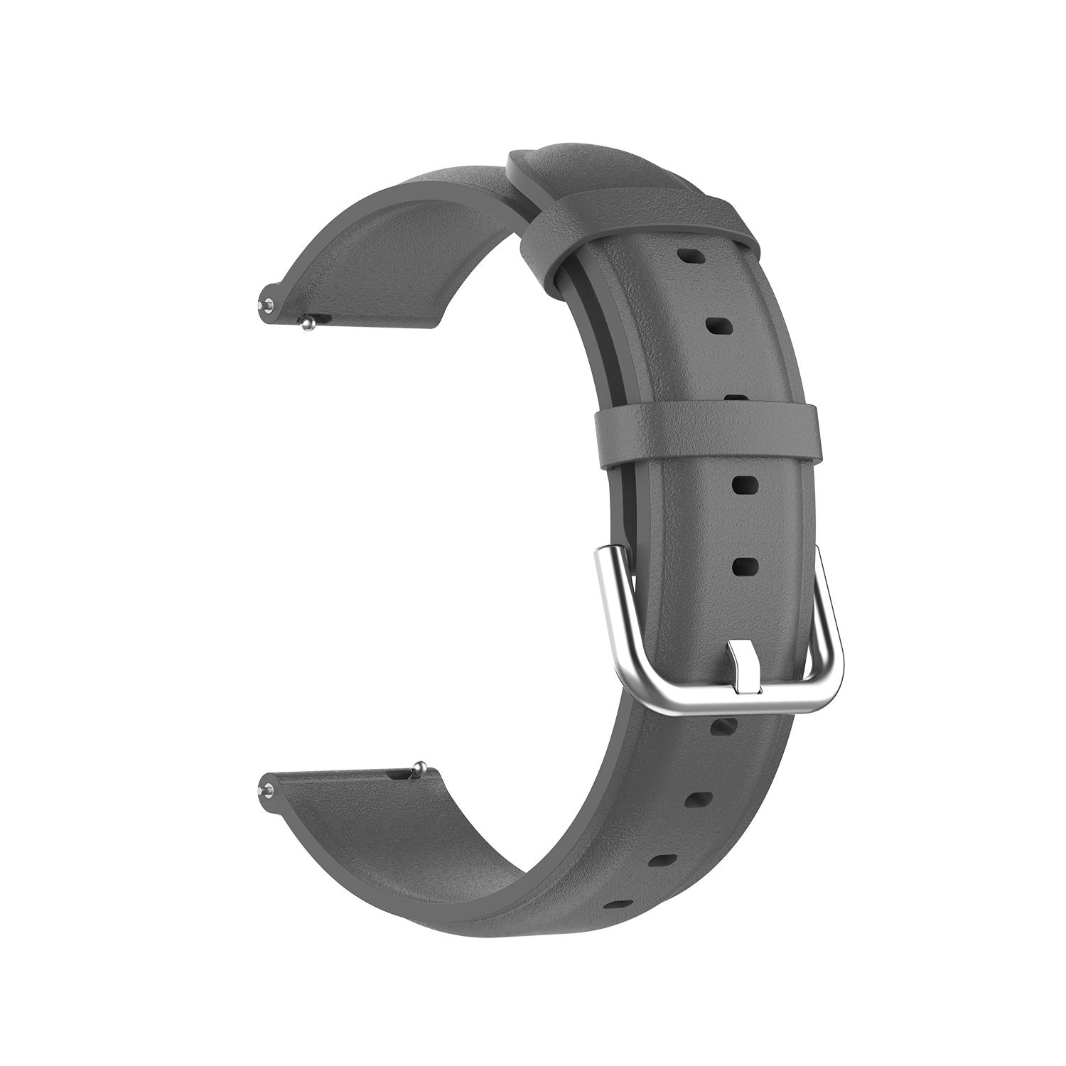 INF Uhrenarmband Echtes Leder, 5/5 Samsung, Grau Classic/3 Galaxy Watch Ersatzarmband, mm, Pro/4/4 41