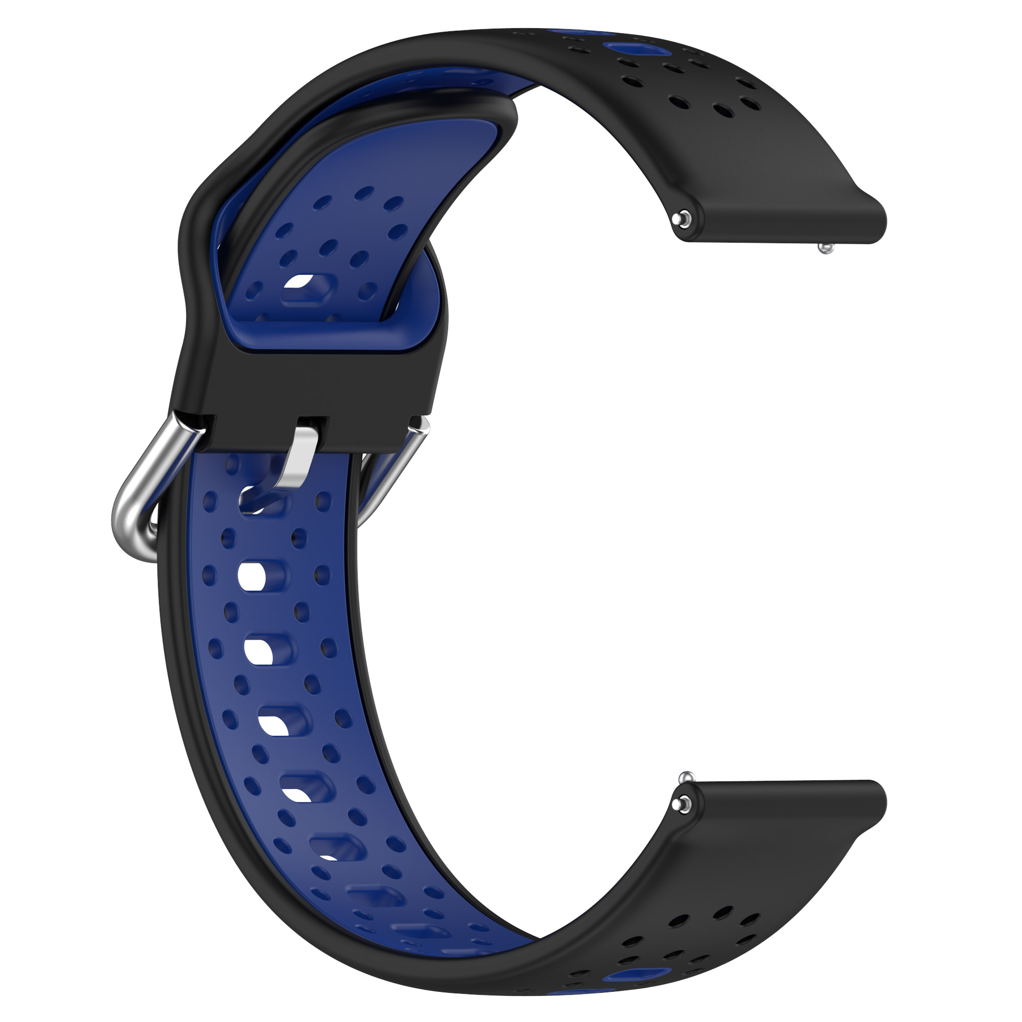 Huawei Samsung Galaxy INF Watch Watch 5 Silikonarmband / mm 5 / Ersatzarmband, Garmin, / für Samsung, pro, Dunkelblau 20