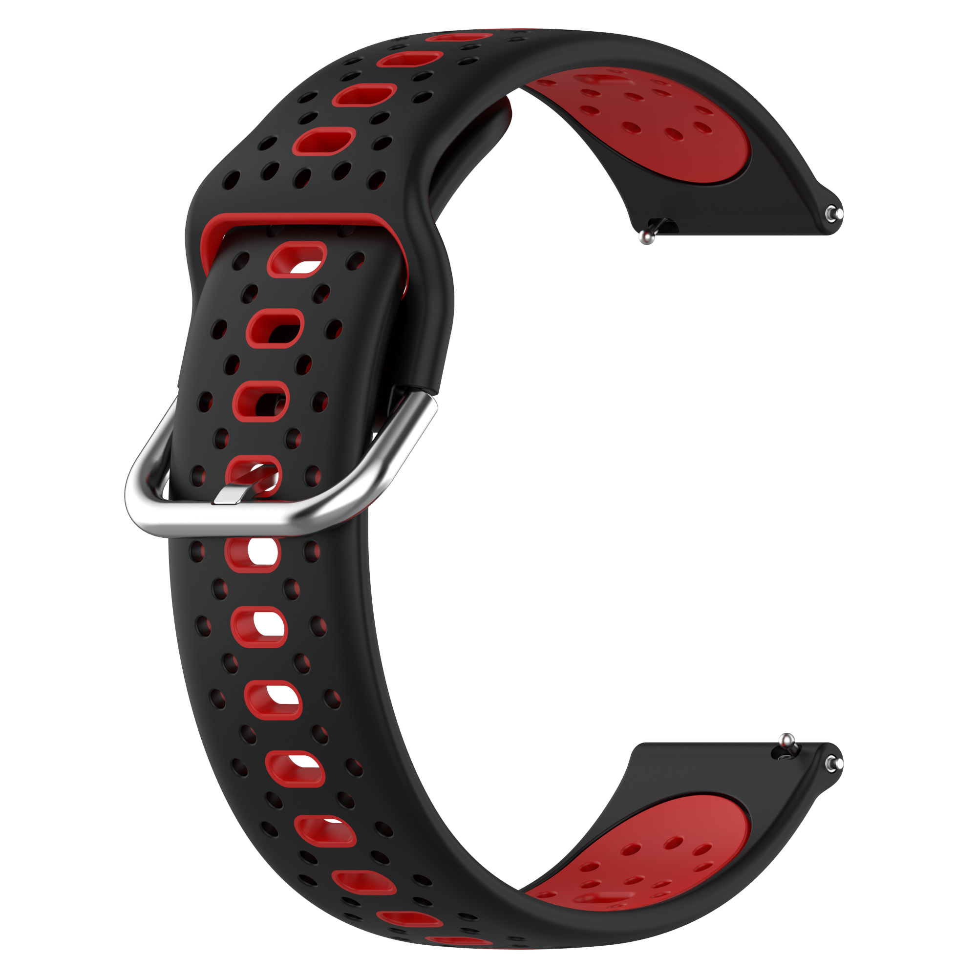 Watch Silikonarmband Samsung, / / Huawei 5 Galaxy / Samsung 20 Rot mm für pro, 5 Watch Ersatzarmband, Garmin, INF