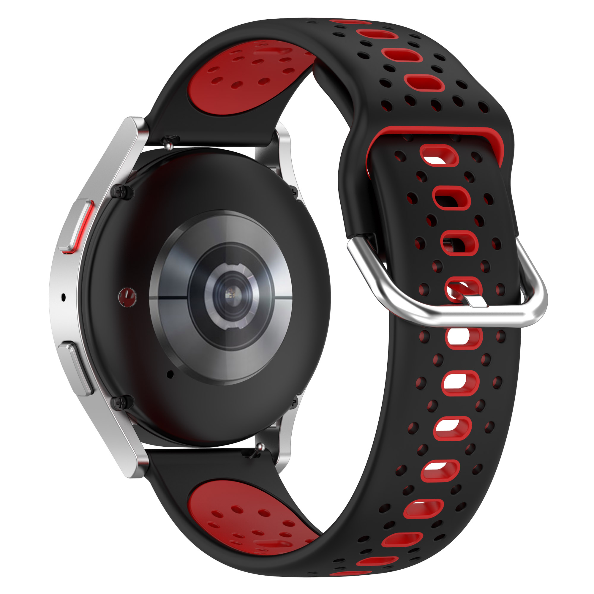 Watch Silikonarmband Samsung, / / Huawei 5 Galaxy / Samsung 20 Rot mm für pro, 5 Watch Ersatzarmband, Garmin, INF