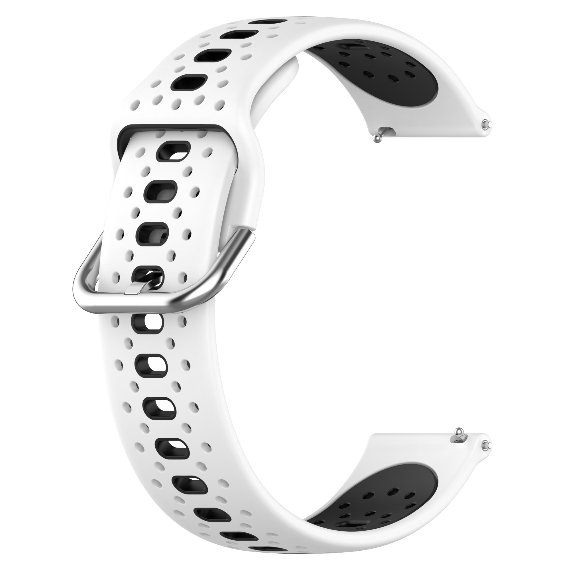 INF Silikonarmband / für mm / pro, Huawei Ersatzarmband, Weiß Garmin, 5 Samsung Watch 20 Galaxy Samsung, Watch 5 
