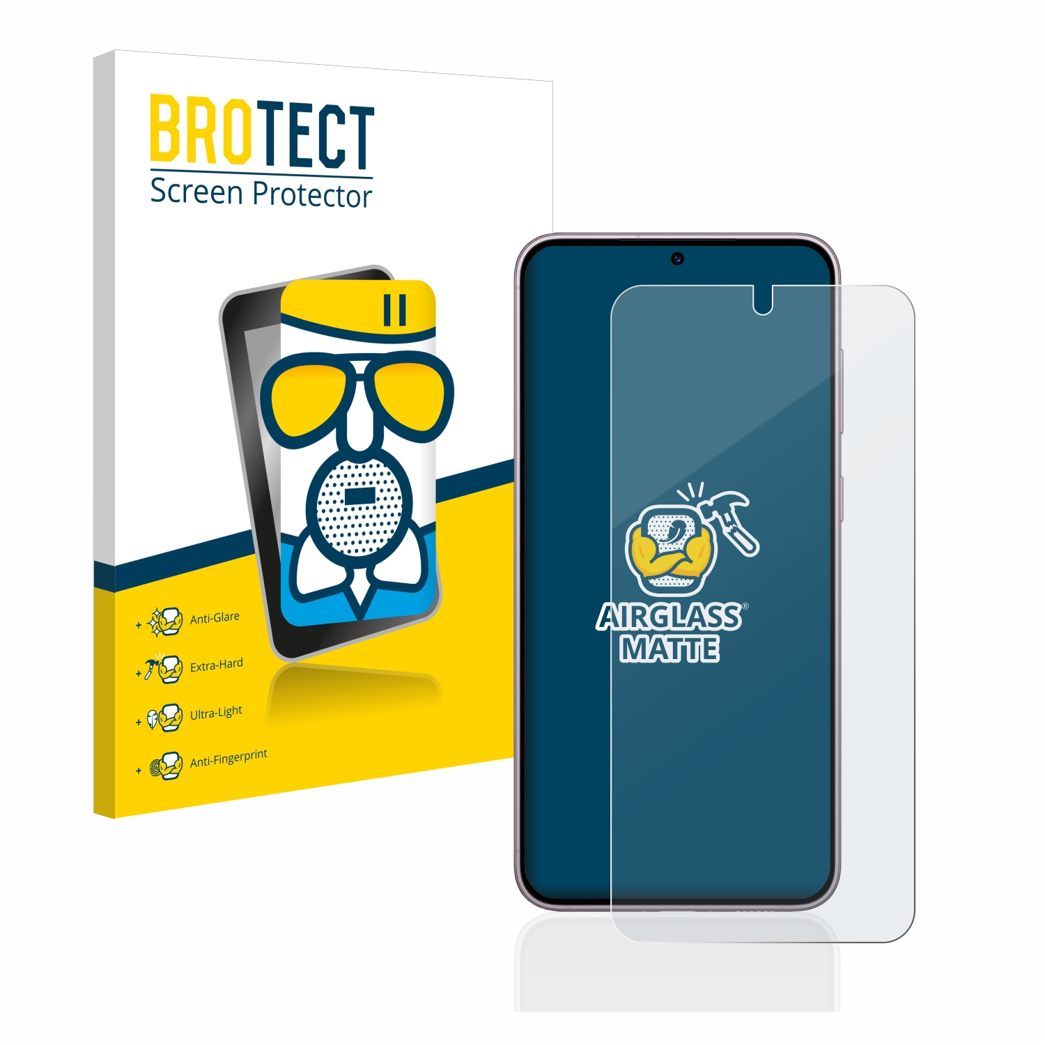 BROTECT Airglass matte Schutzfolie(für Samsung Galaxy S23)