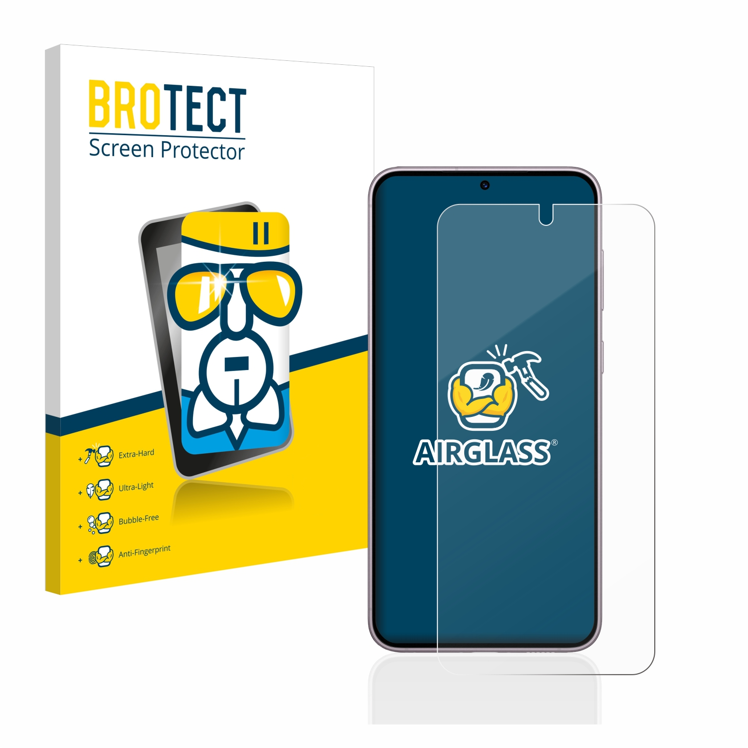 klare S23) Galaxy Samsung Airglass Schutzfolie(für BROTECT