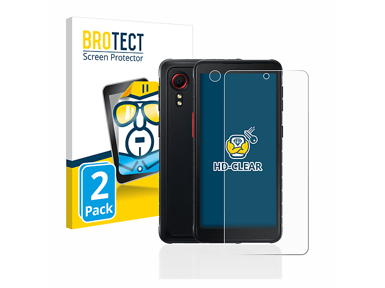 BROTECT 2x klare Schutzfolie(für Samsung Galaxy XCover 5) | Displayschutzfolien & Gläser