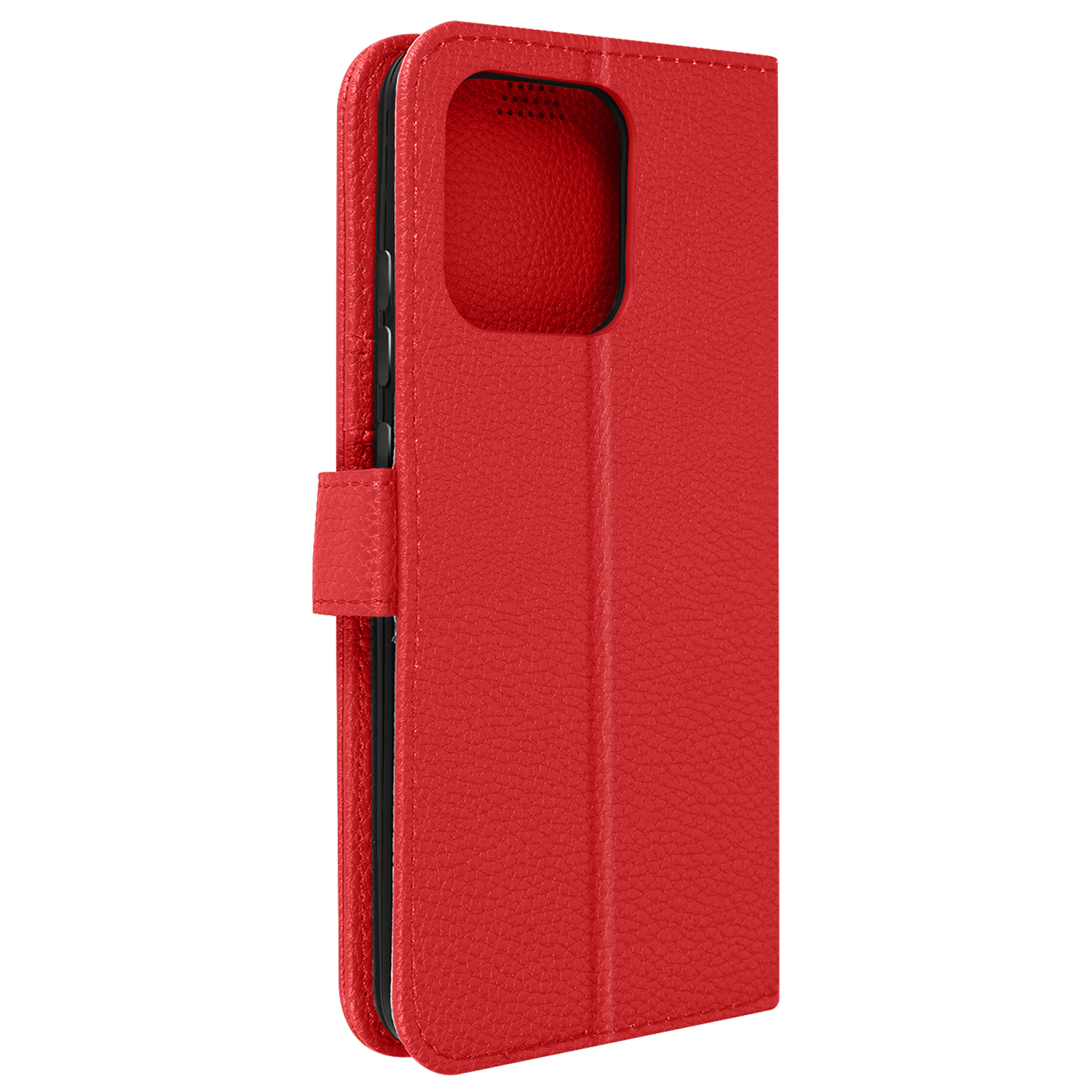Xiaomi, 12C, AVIZAR Rot Lenny Series, Bookcover, Redmi