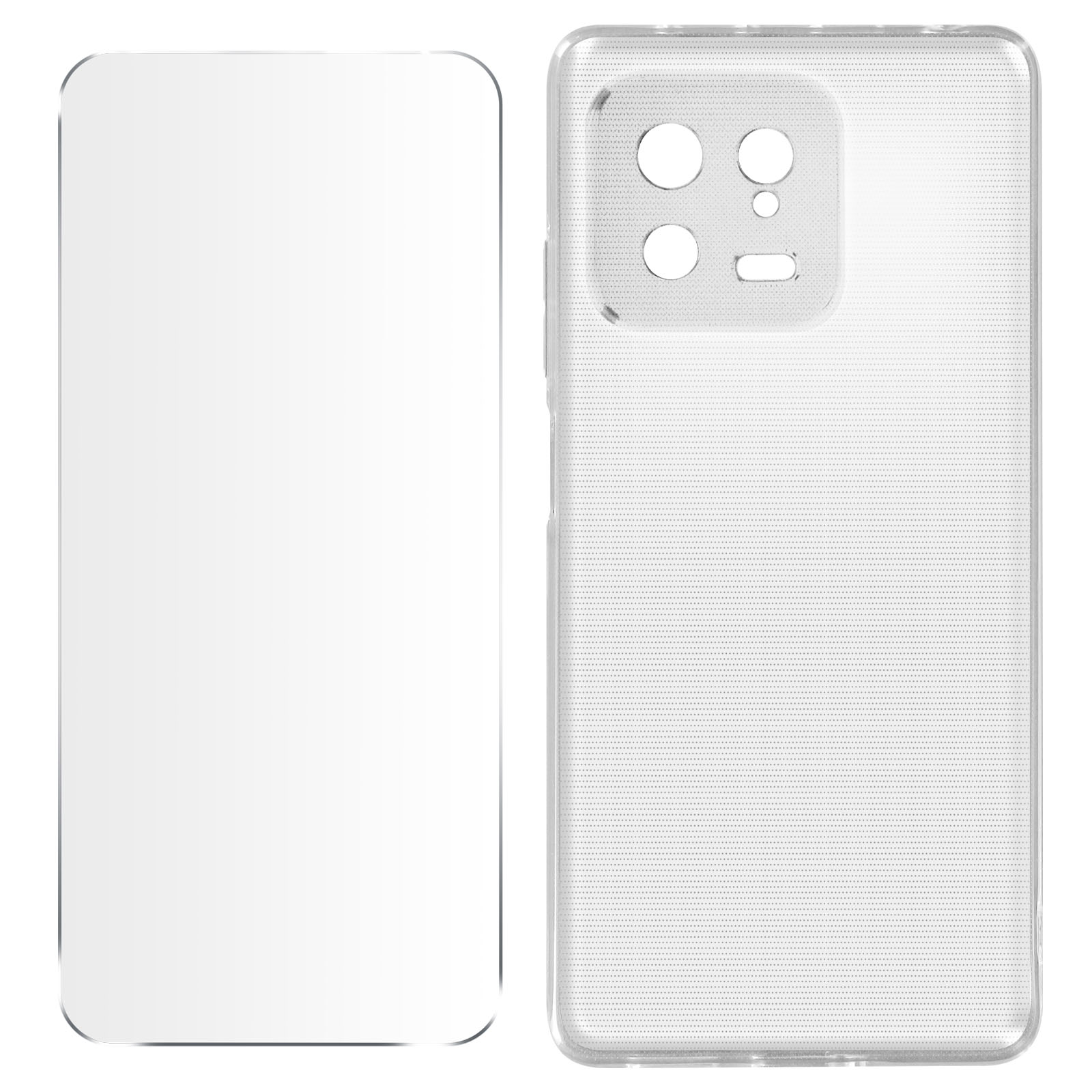 Folie 13, Backcover, Xiaomi Hülle 360 AVIZAR und Schutz, Transparent Xiaomi, Series,