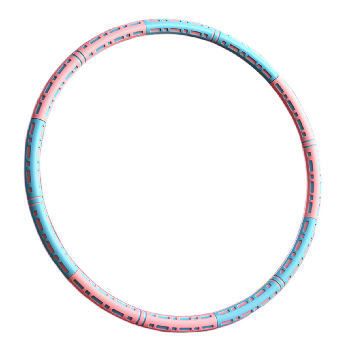Schnitte,Abnehmbar,Fitness-Reifen,Hula anspruch LEIGO Hoop Blau-Pink jeden für Hula-Hoop-Reifen,6 Hula-Hoop-Reifen,