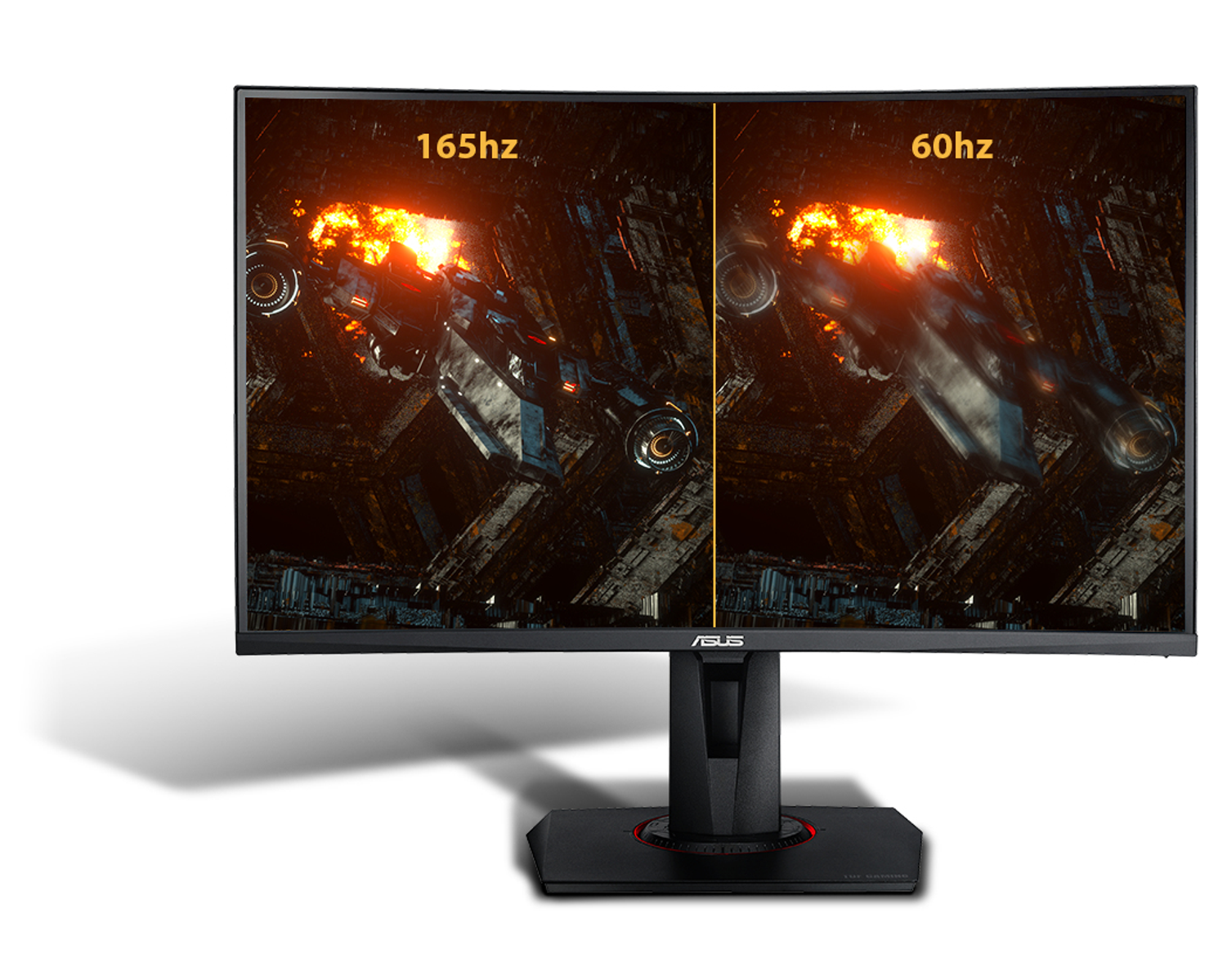 165 Reaktionszeit (4 ASUS ms 27 VG27WQ 165 Monitor Hz Zoll nativ) , , Hz WQHD