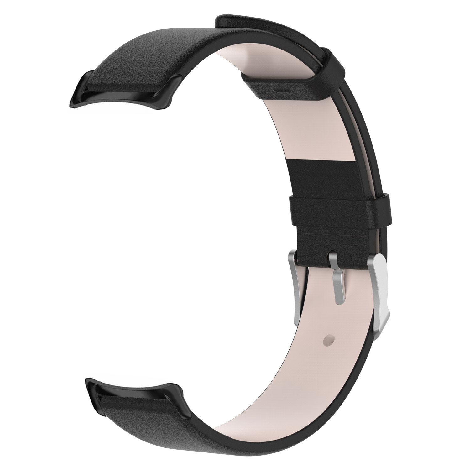 Ersatzarmband, INF Mi Xiaomi, Schwarz Uhrenarmband 8, Leder, aus echtem Band