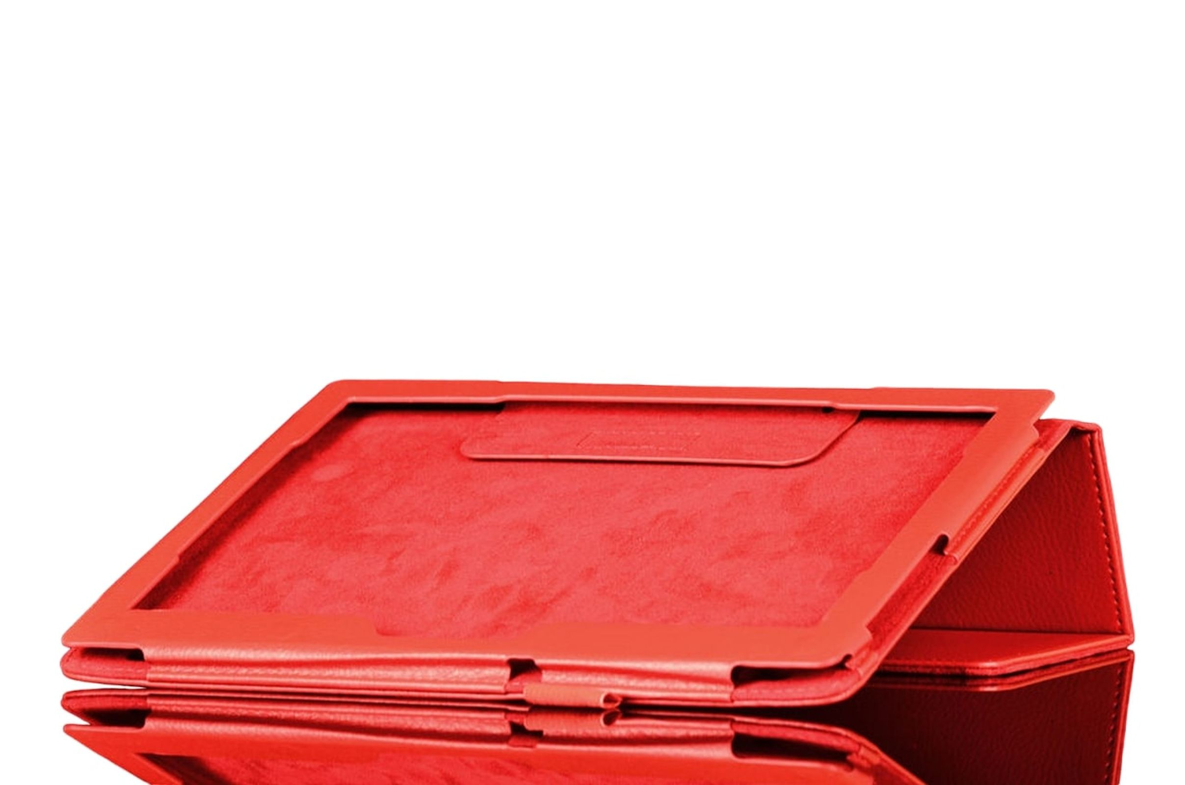 LOBWERK Schutzhülle Bookcover Rot PLUS Kunstleder, 3 10.1 Lenovo Tab TB3-X70 (F/L) A10-70F für Zoll 10 Hülle