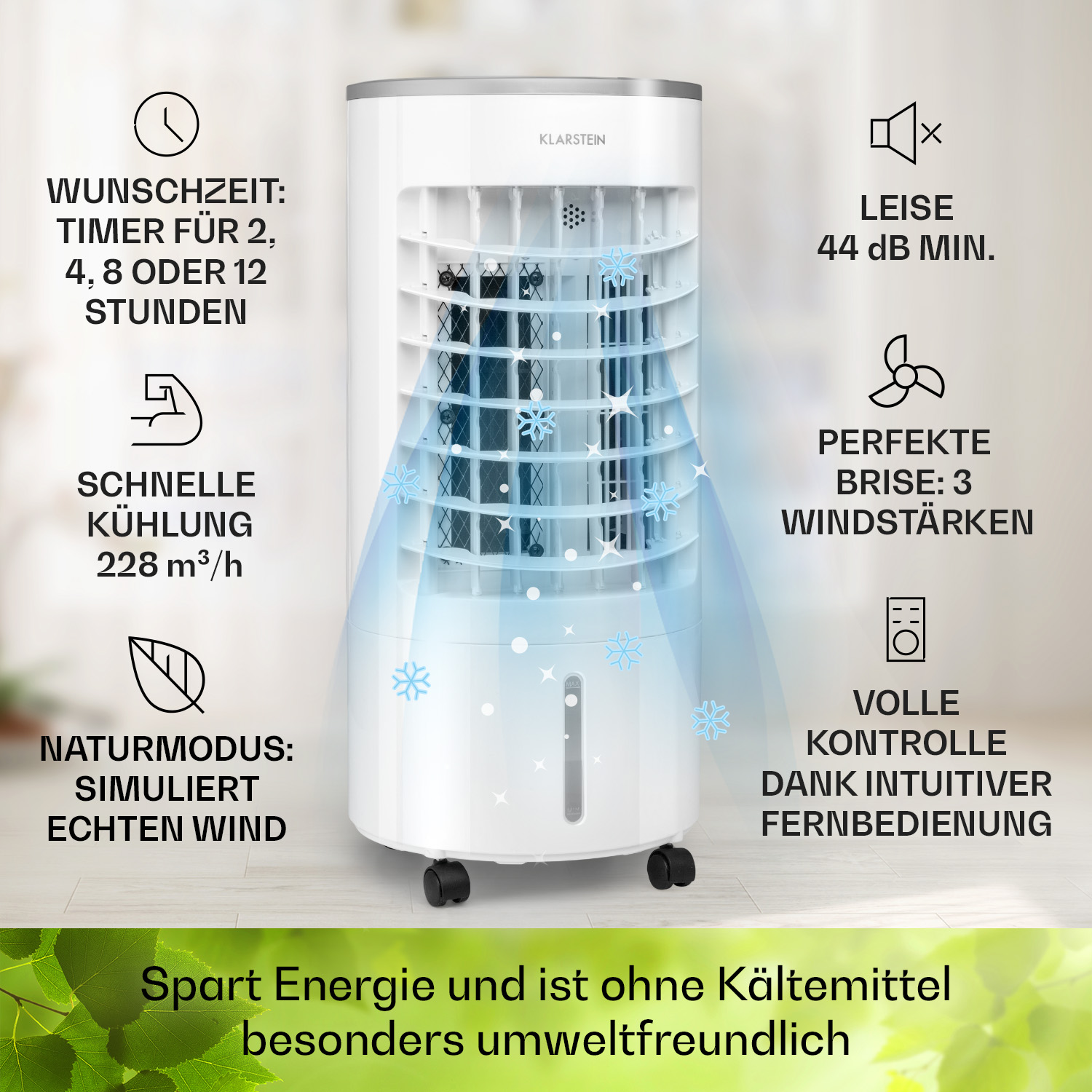 KLARSTEIN 3-in-1 Skypillar Luftkühler