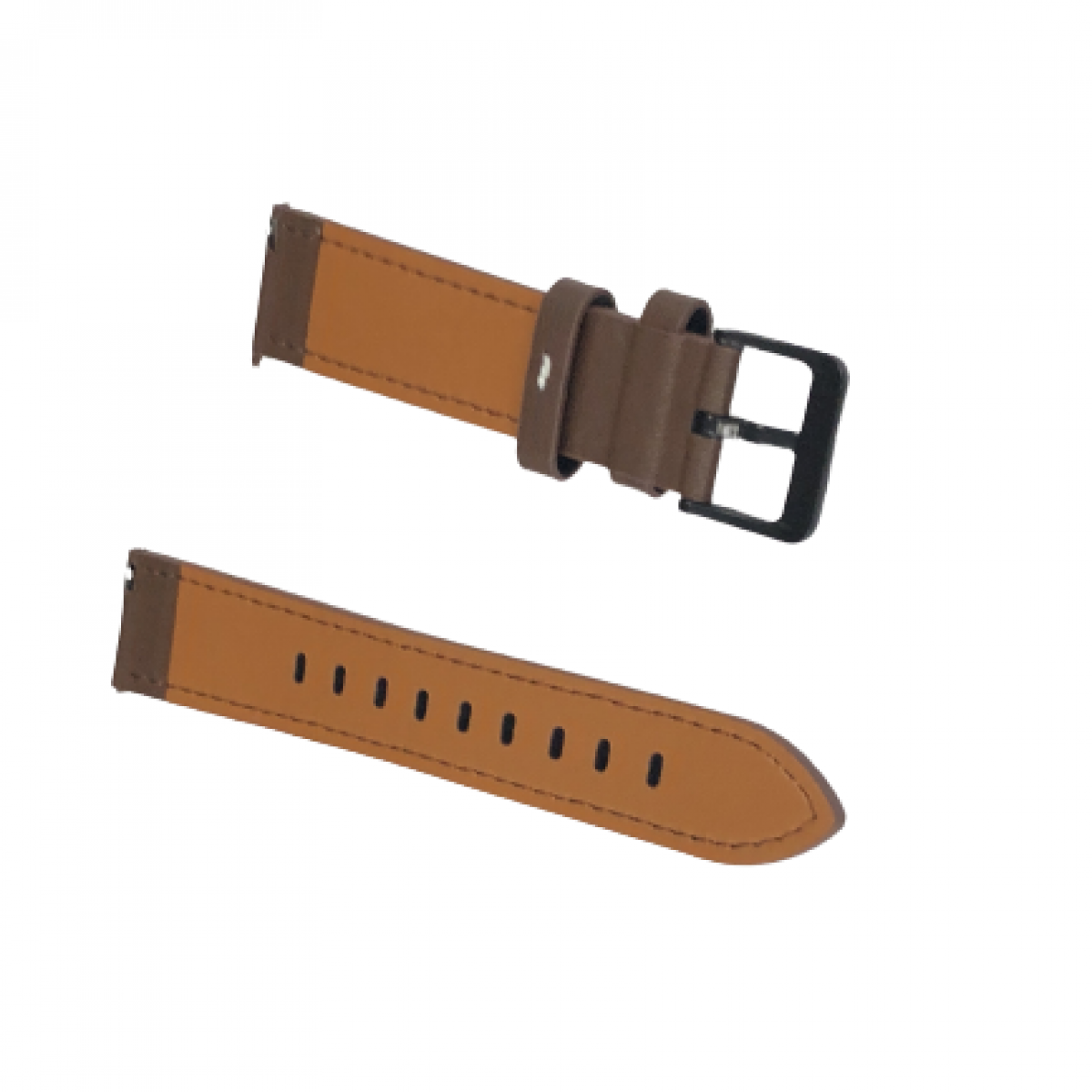INF Armband aus echtem Leder, Braun Garmin, Ersatzarmband, vivoactive3