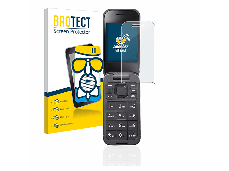 Flip) matte BROTECT Schutzfolie(für Airglass Nokia 2760