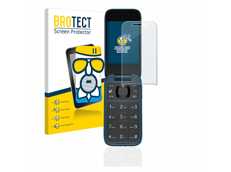BROTECT Airglass matte Schutzfolie(für Nokia 2660 Flip)