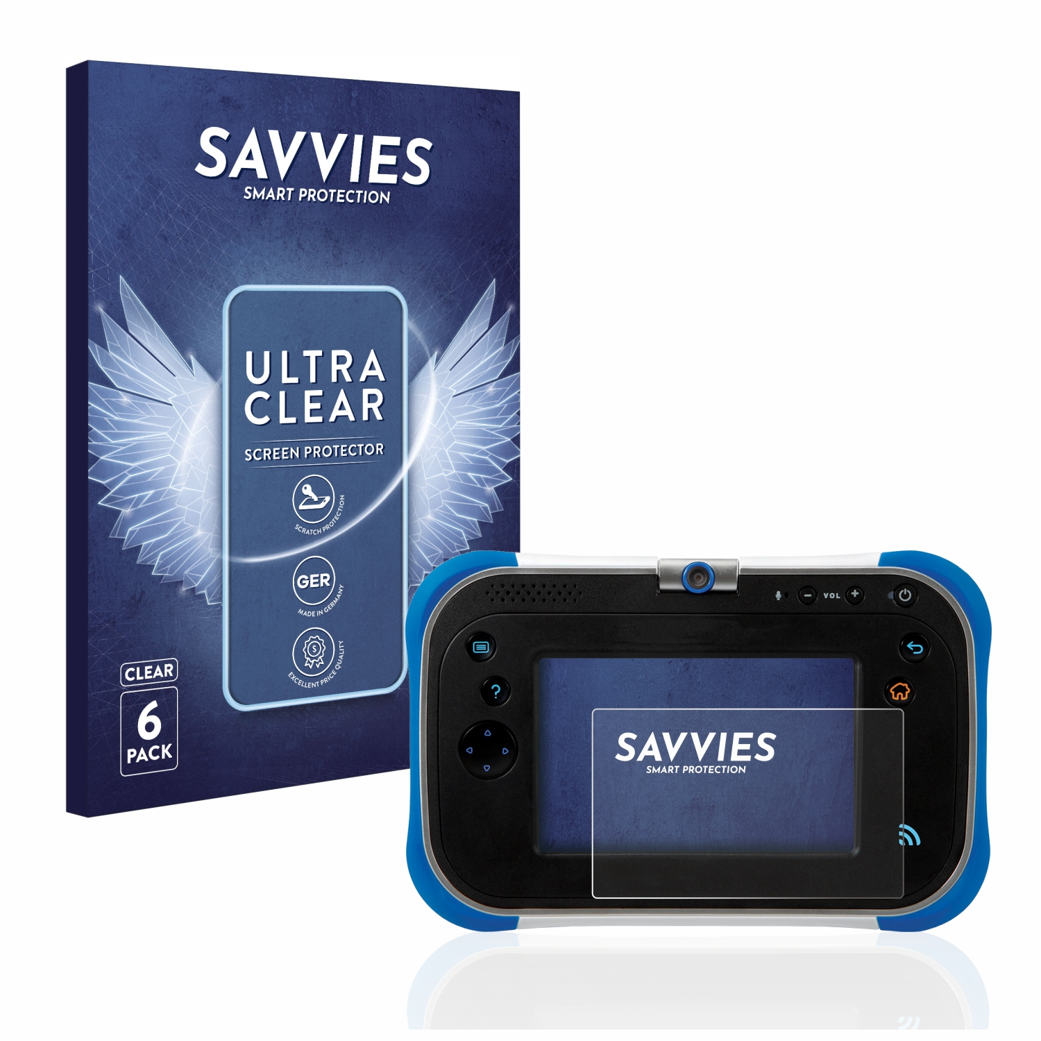 SAVVIES 6x klare Schutzfolie(für Vtech Max 2.0) Storio