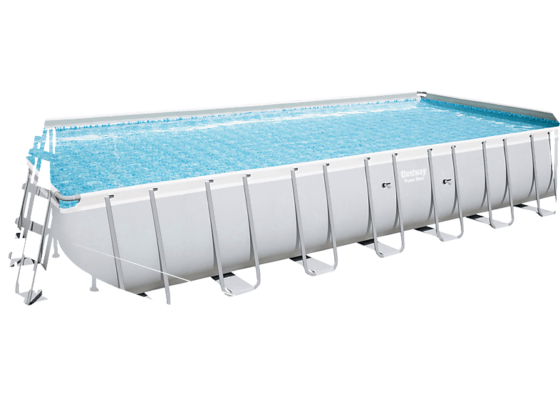 BESTWAY Power Steel Ersatz Frame Pool ohne Zubehör 956 x 488 x 132 cm