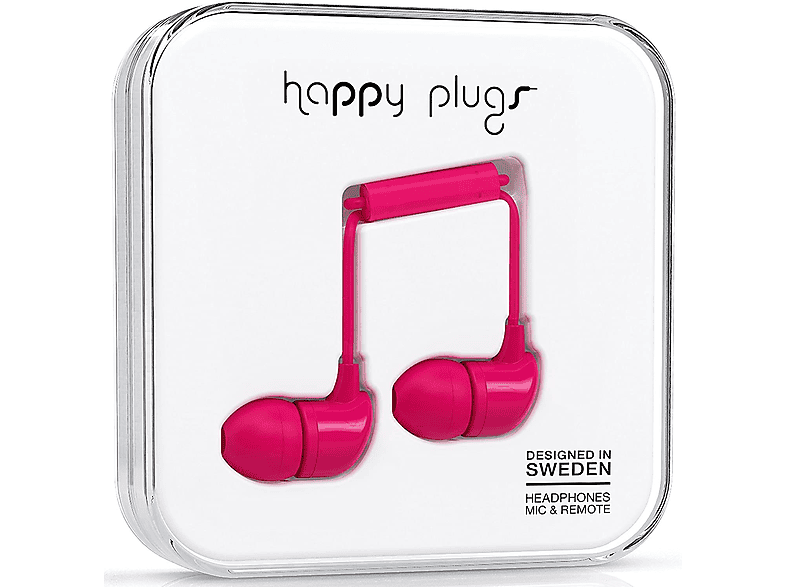 HAPPY PLUGS Deluxe Edition, Inear Kopfhörer Kirschrot MediaMarkt
