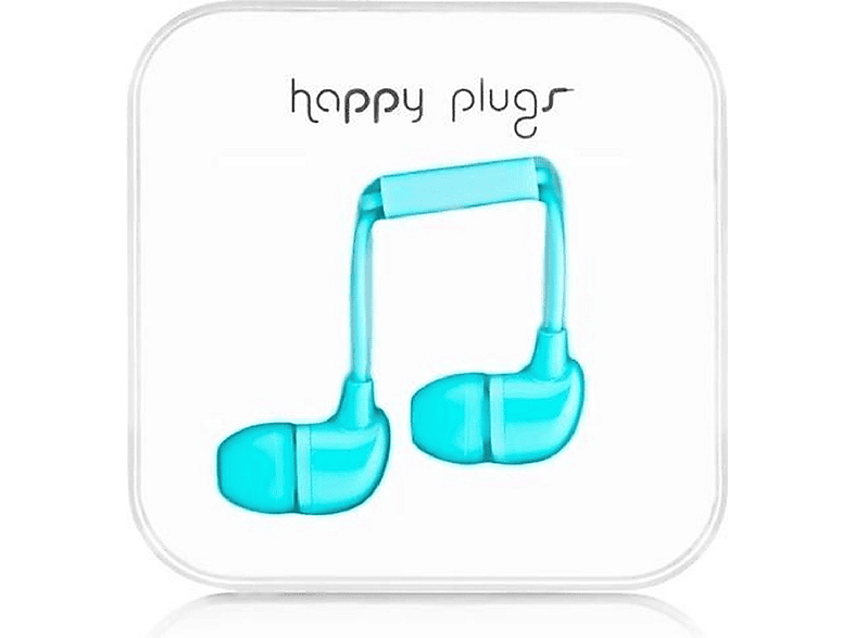 HAPPY PLUGS Deluxe Edition, Türkis Kopfhörer In-ear