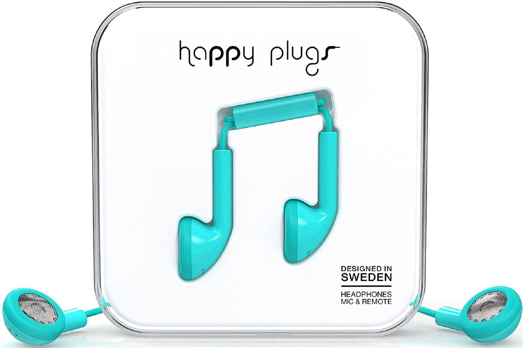 PLUGS Türkis In-ear HAPPY Edition, Kopfhörer Deluxe