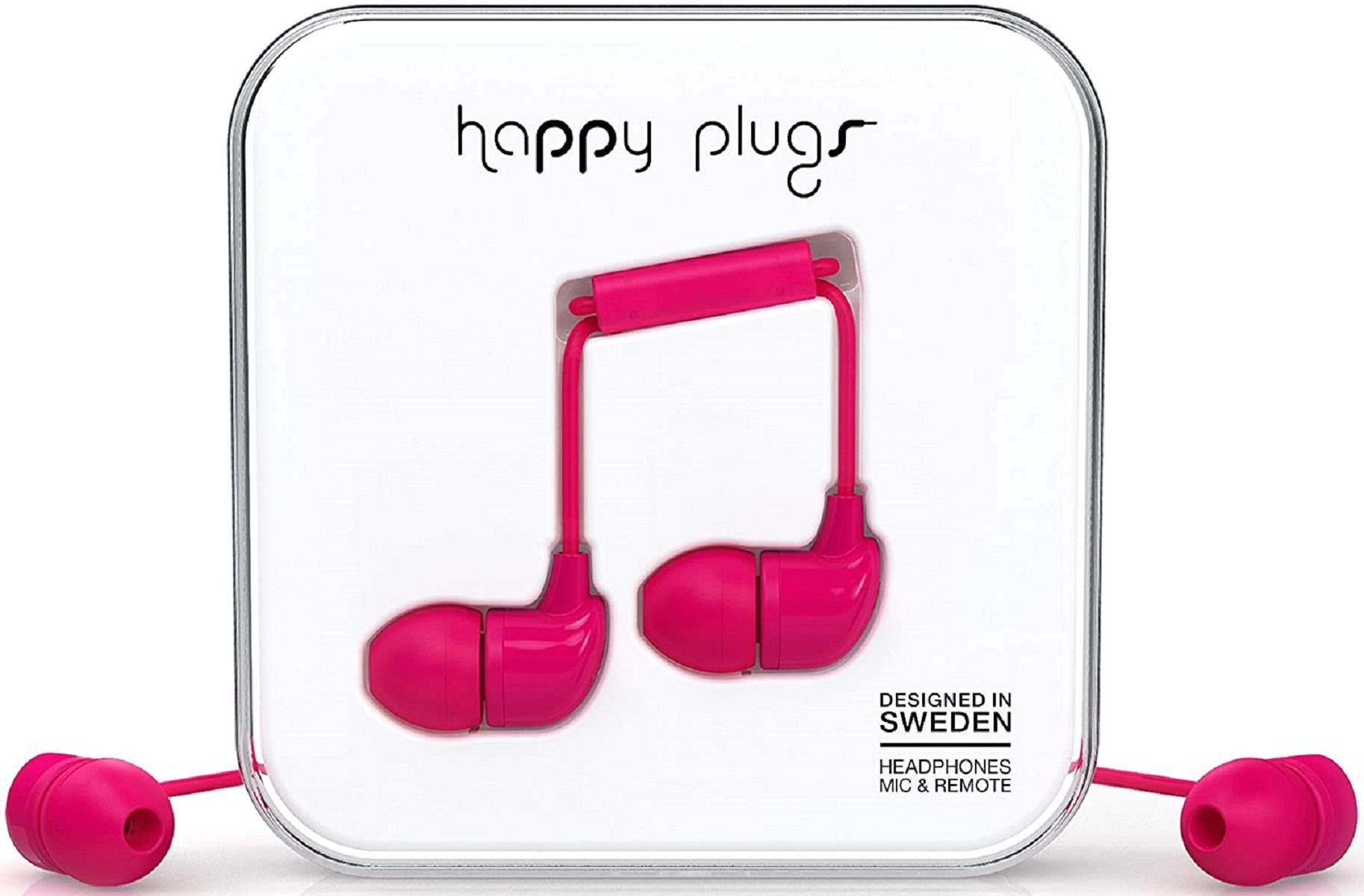 HAPPY PLUGS Edition, Deluxe Kopfhörer Kirschrot In-ear