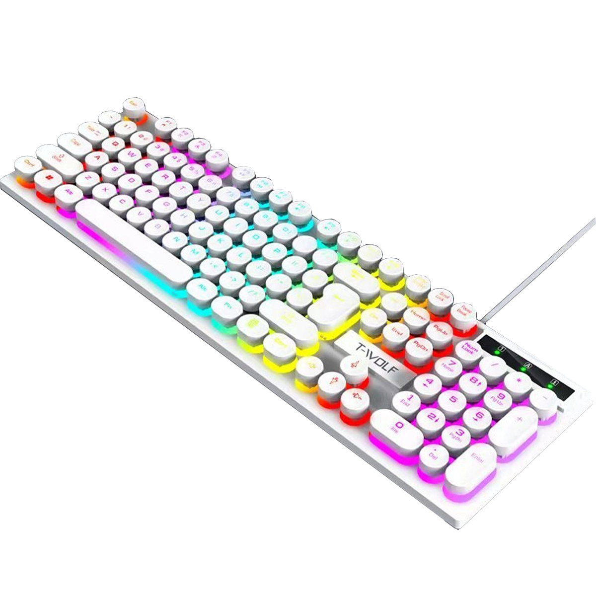 Tastatur,Wettbewerbs-Tastaturen,Gaming-Tastaturen,mit LED-Licht, DIIDA Tastatur Kabelgebundene