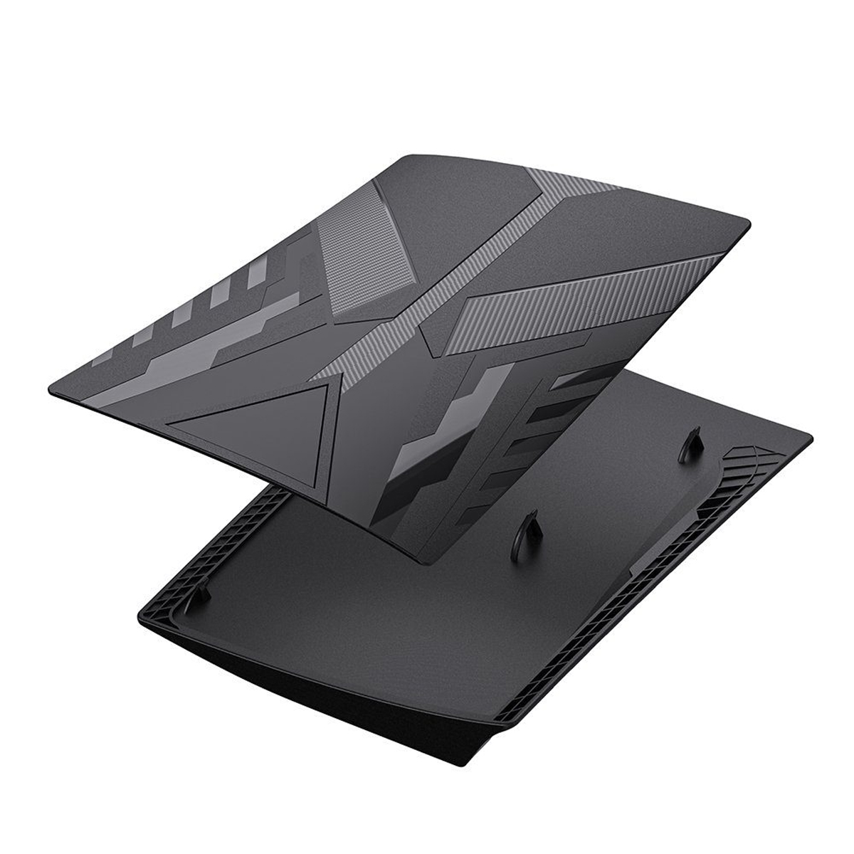 Schwarz Bildbausteine, Für Playstation Zubehör Hartes Schutzhülle, 5 RESPIEL Shell Stoßfeste PS5 Seitenplatten