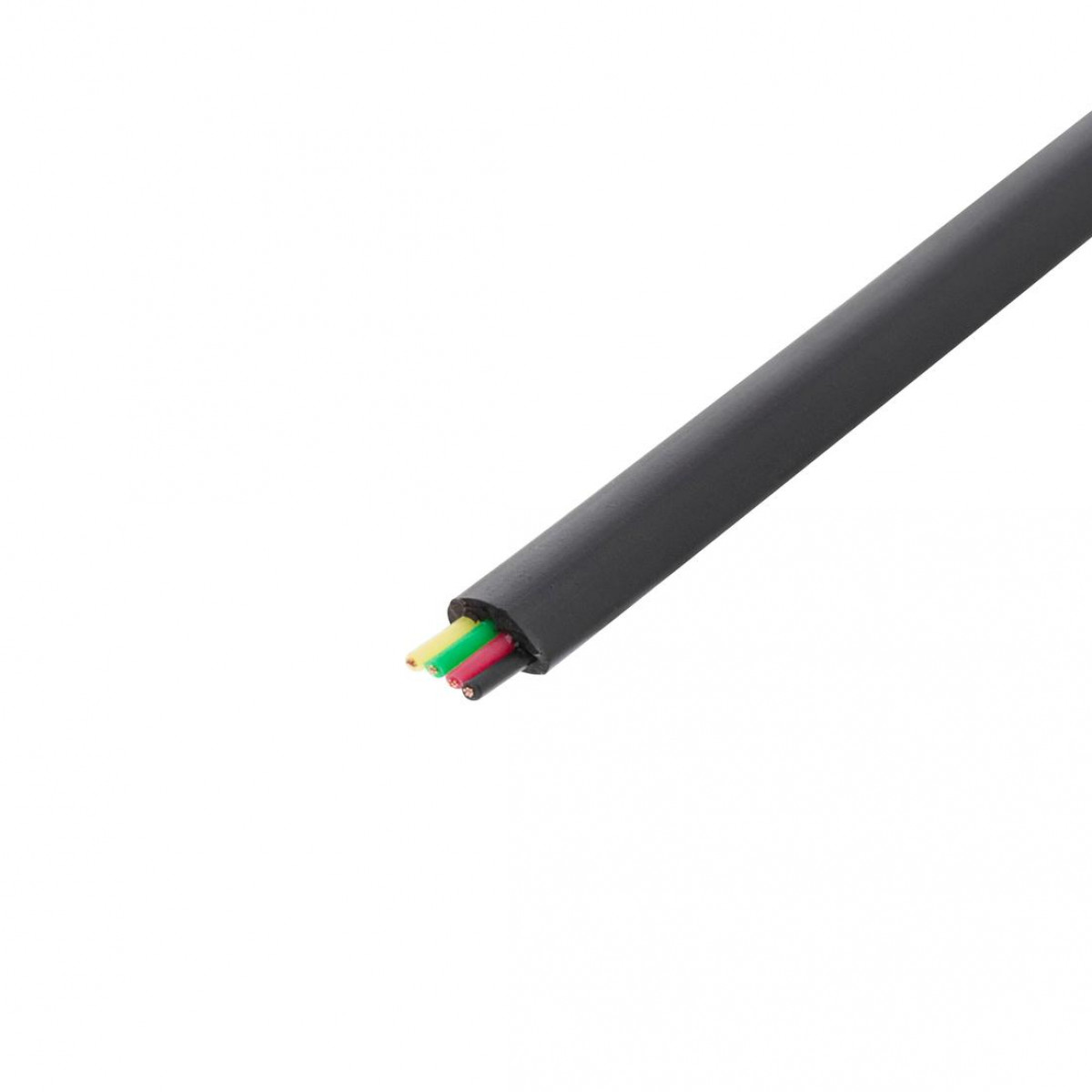 Rolle, schwarz, DELTACO 6P, Modularkabel, DELTACO kabel 100m,
