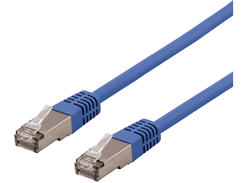 Delta LSZH, blau, / 1,5m, DELTACO 1,5 Cat6a kabel, cert, DELTACO FTP Patchkabel, U m