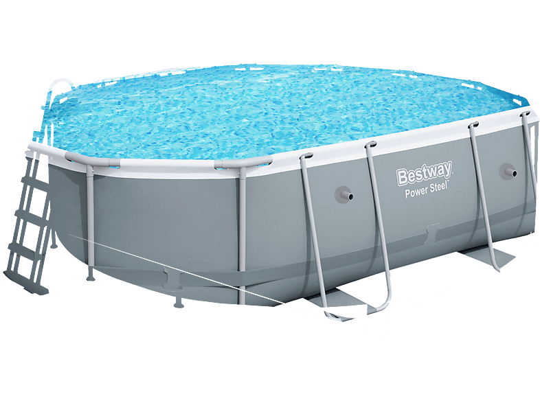 BESTWAY Power Steel Ersatz Frame Pool ohne Zubehör 488 x 305 x 107 cm
