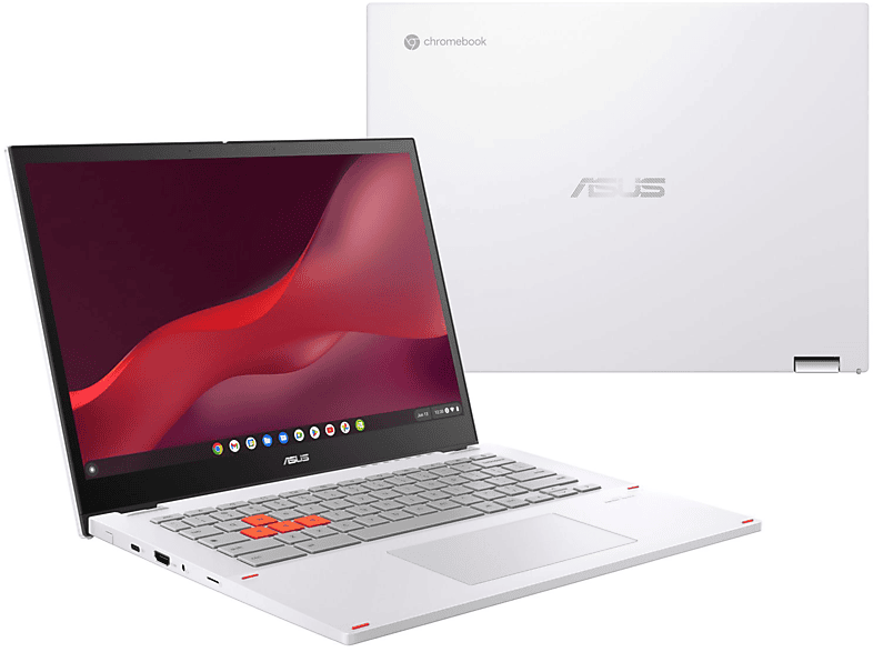 ASUS Chromebook CX 3 CX3401FBA-N90027, Chromebook mit 14 Zoll Display Touchscreen, Intel® Core™ i7 Prozessor, 16 GB RAM, 512 GB SSD, Intel Iris Xe Graphics, Weiß