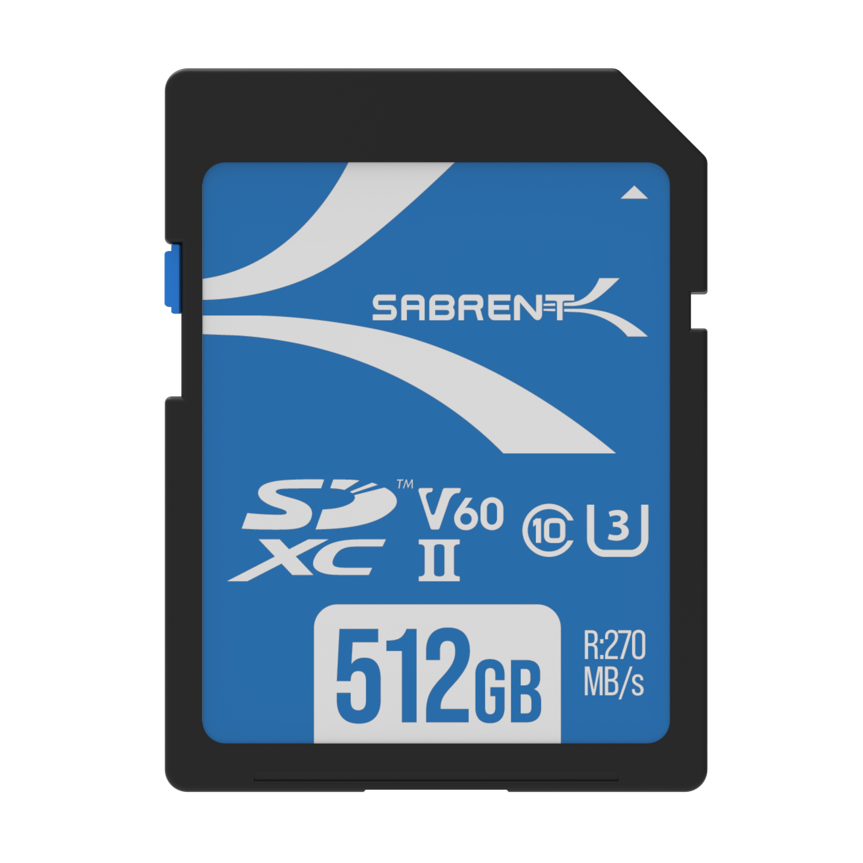 SABRENT V60 512GB SD 270 SDXC 512 GB, SD MB/s UHS-II, Karte
