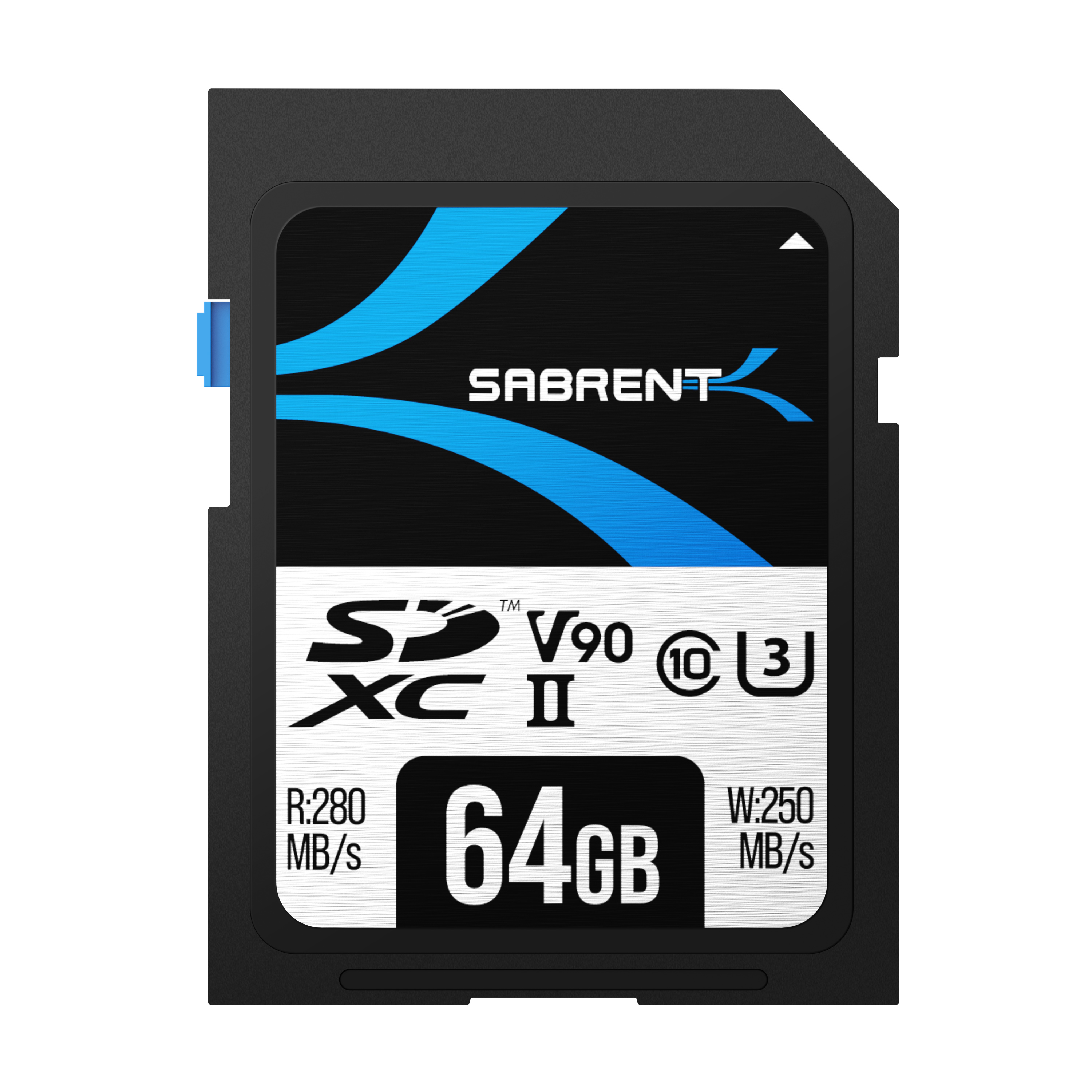 SABRENT V90 64 SDXC MB/s GB, UHS-II, SD Karte, SD 280 64GB