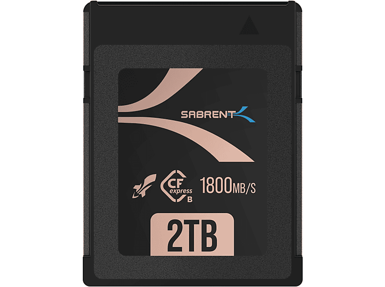 SABRENT 2TB CFexpress Typ B, CFexpress CFexpress-Karte, 2 TB, 1800 MB/s
