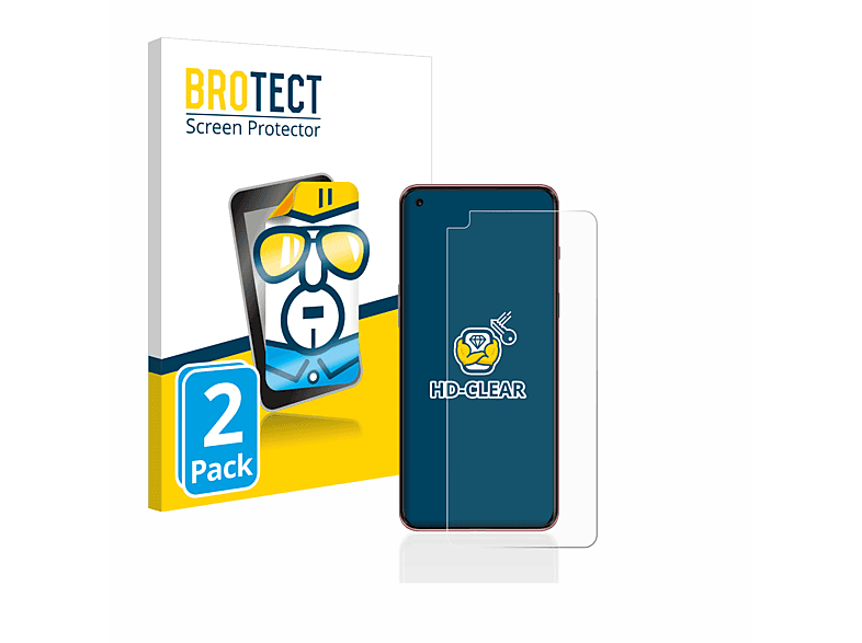 2 BROTECT OnePlus 5G) klare Schutzfolie(für Nord 2x