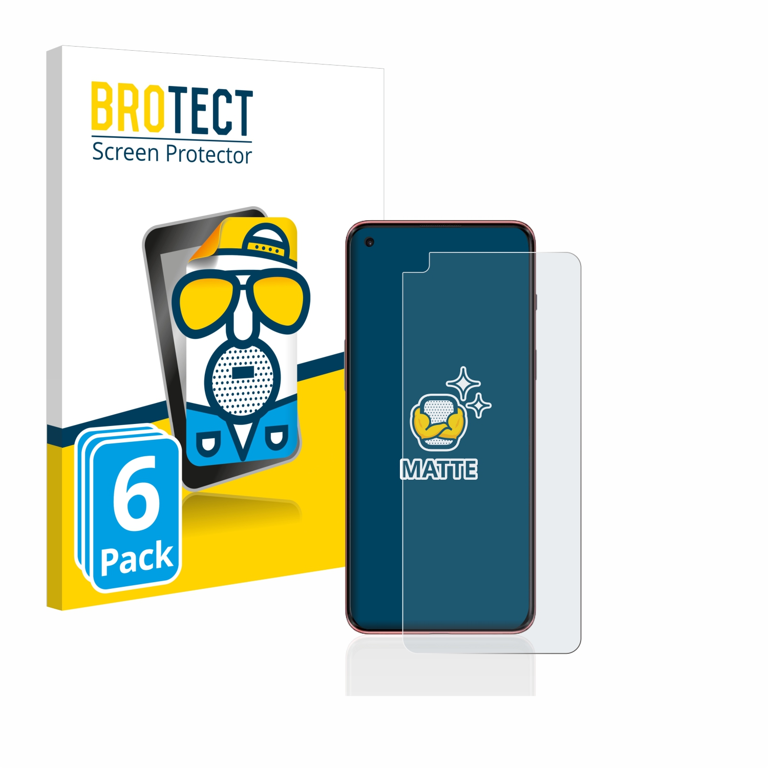 Nord 5G) BROTECT matte Schutzfolie(für 2 OnePlus 6x