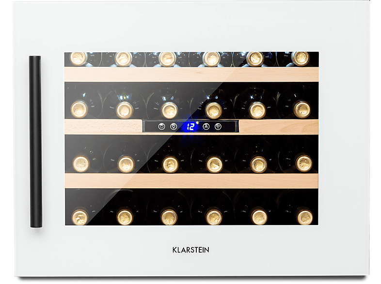 KLARSTEIN Vinsider 24 bottle Uno Weinkühlschrank (EEK G, Weiß)