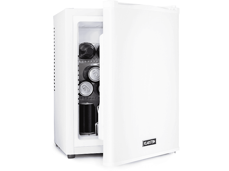 KLARSTEIN Happy Hour 32 Mini-Kühlschrank (G, 54 cm hoch, Weiß