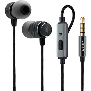 Auriculares de botón - ACER Earphone 300, Intraurales, Negro