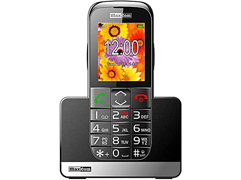 MAXCOM MM720BB Mobiltelefon, Schwarz