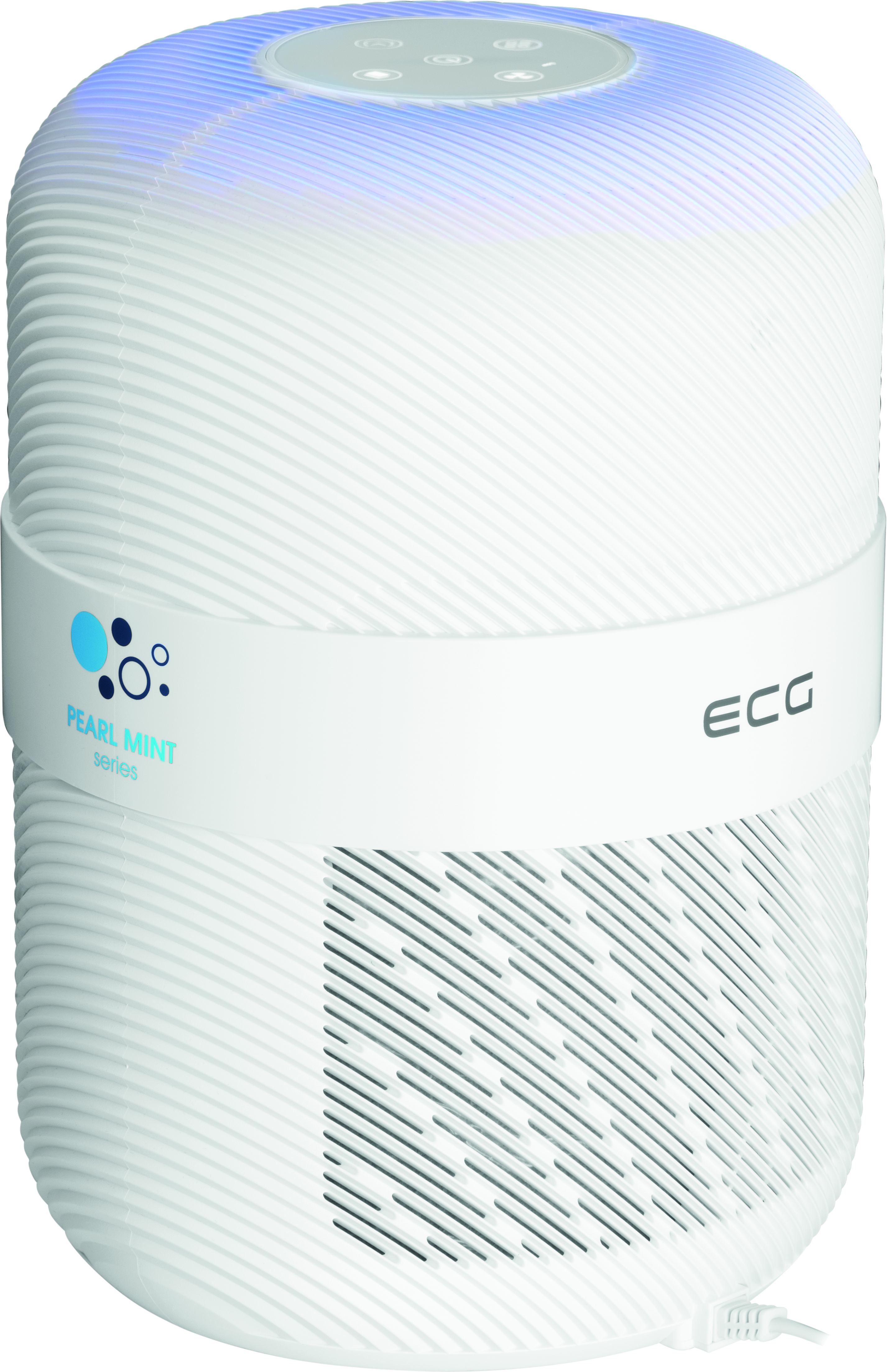 ECG AP1 Compact | Nachtmodus| Luftreiniger bis | (30 Watt) Weiss | m² Pearl HEPA Luftreiniger und 14 9 | Timer | Wi-Fi