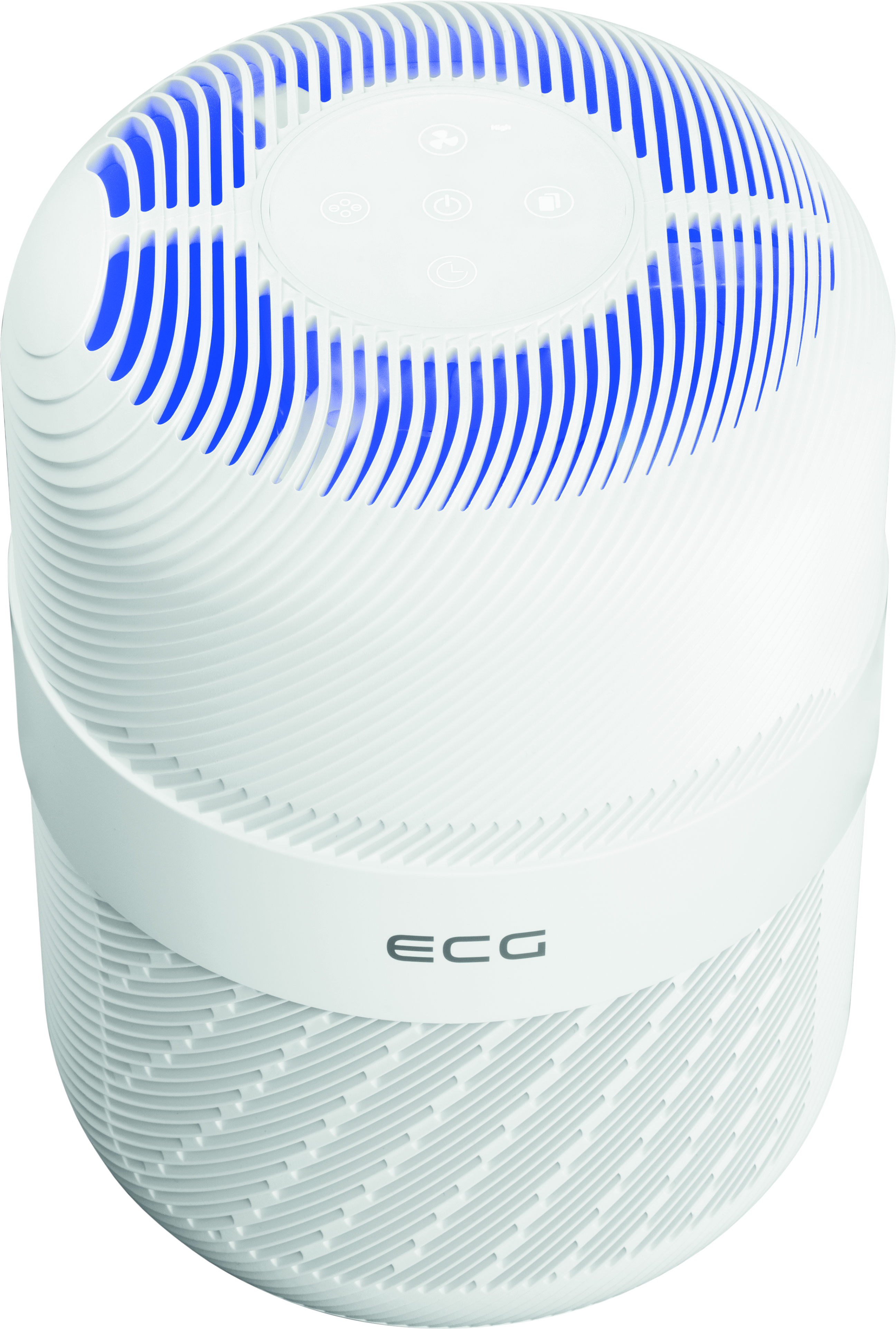 ECG AP1 und bis 9 Luftreiniger | m² Compact Weiss Timer | Watt) Wi-Fi | HEPA Luftreiniger 14 Nachtmodus| | | (30 Pearl