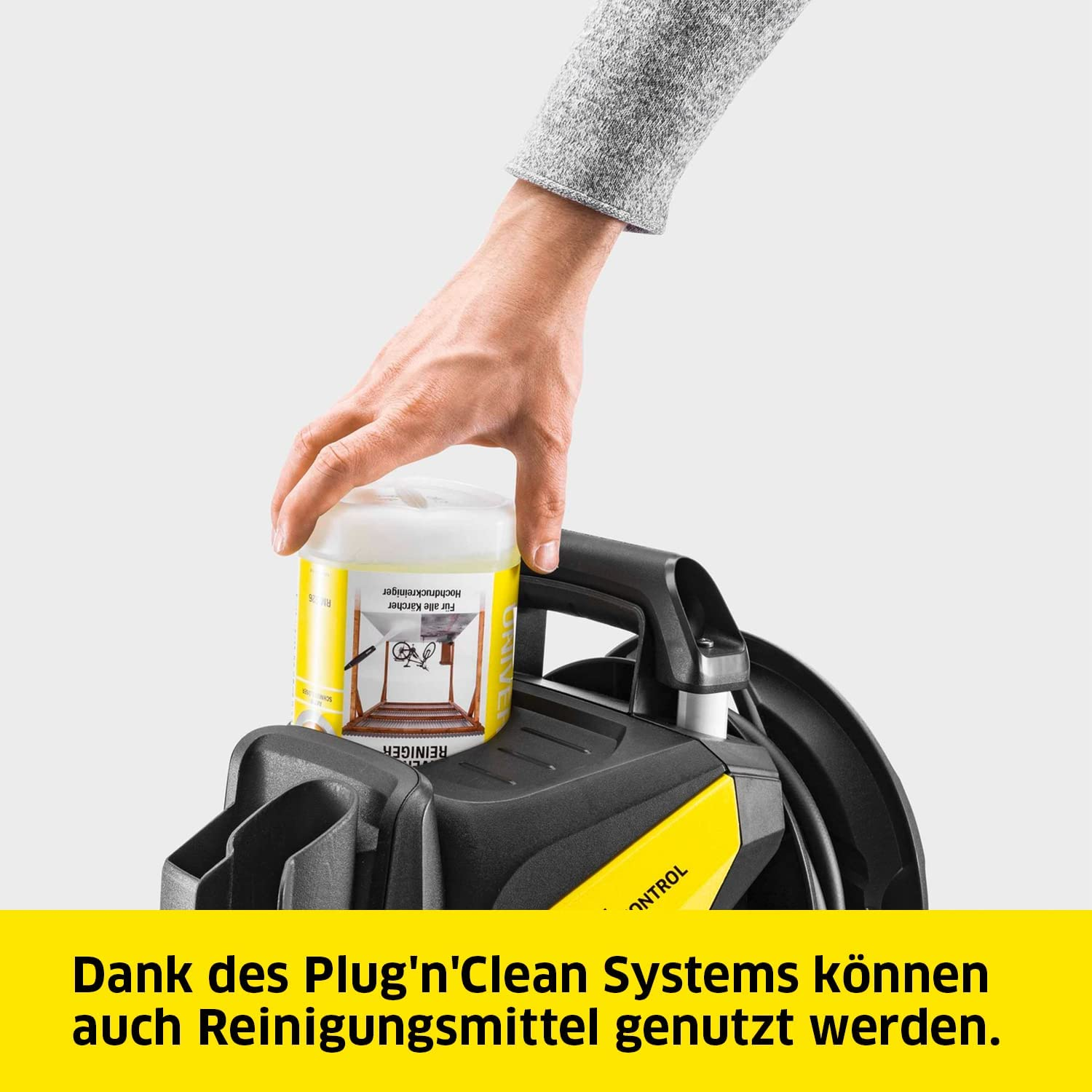 KÄRCHER K5 gelb Premium Control Home Hochdruckreiniger, Smart