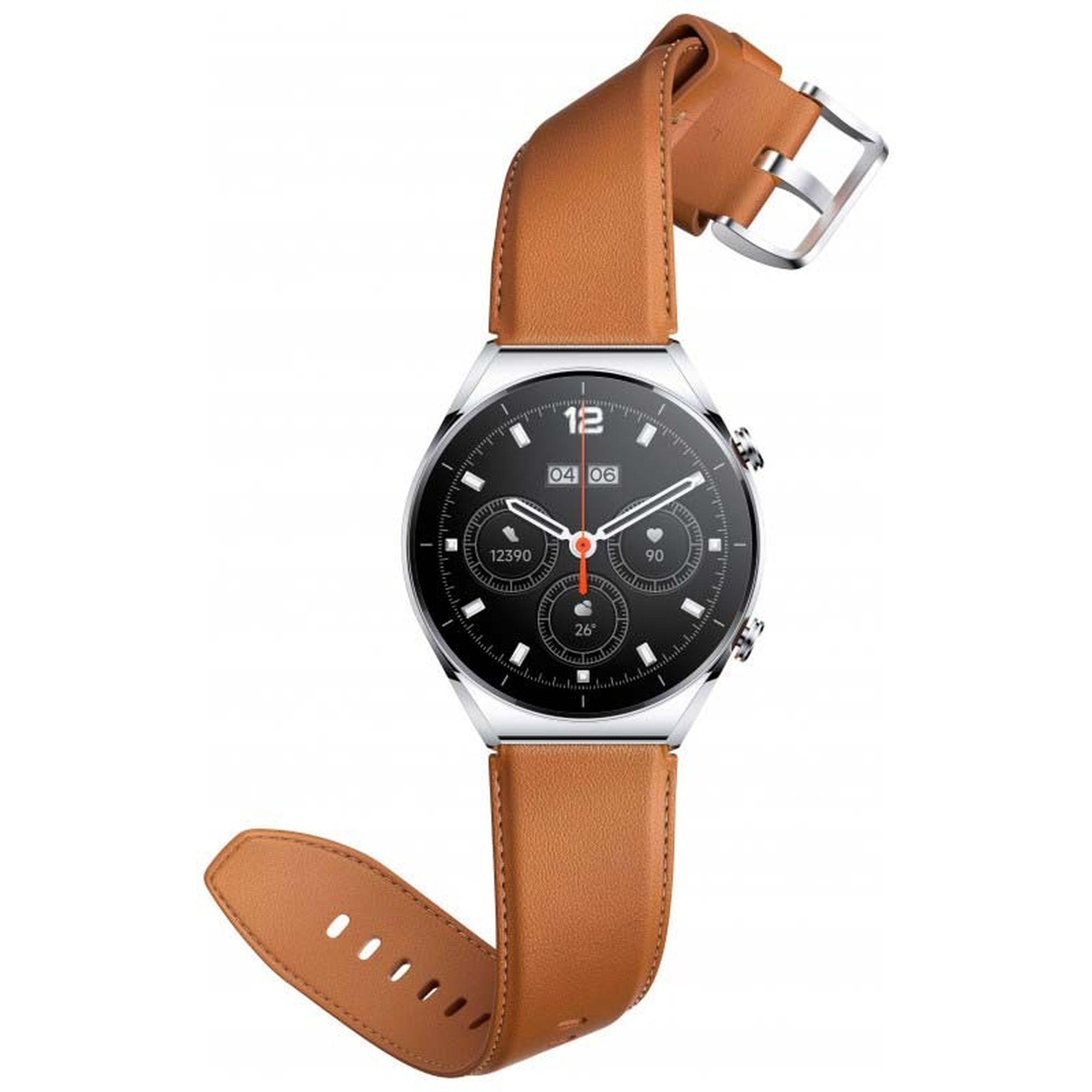 1x Watch GL Smartwatch mm, Vinyl, Leder, 157 XIAOMI silber S1 241 Edelstahl - 1x