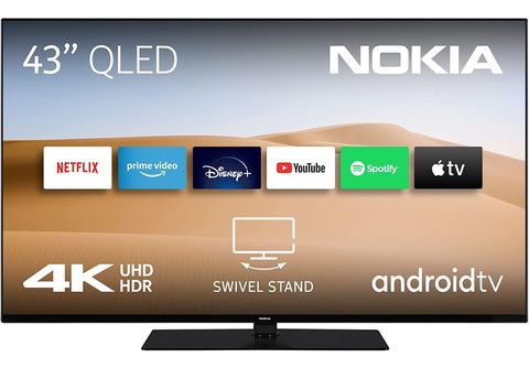 NOKIA QN43GV315I LED TV 109 SATURN / 43 QLED | TV, SMART (Flat, Android) cm, Zoll 4K
