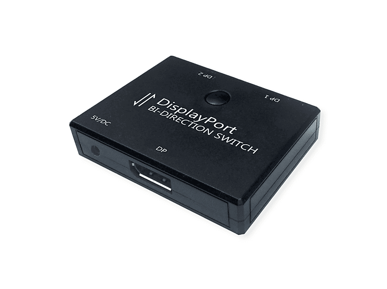 VALUE 4K DisplayPort bidirektional Switch, DP-Video-Switch 2fach